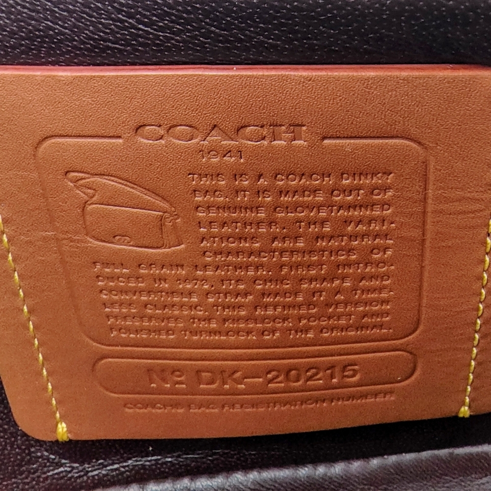 Custom Coach Dinky X NASA. One-of-a-Kind/ Upcycled. Yellow - Picture 13 of 16